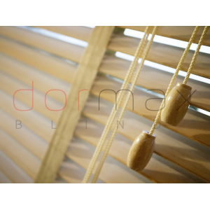 Horizontālās žalūzijas no liepas koka ( Basswood ) 25 mm sistēma Diplomat