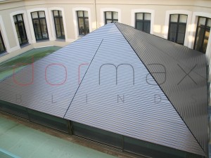 Žalūziju sistēma Sunshield no alumīnija 80R